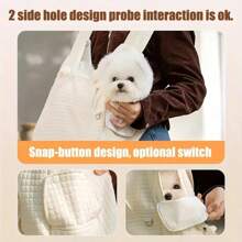 Dog Backpack - White - View 6