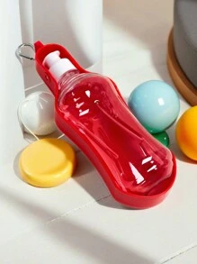 1 件宠物旅行水壶，葫芦形便携式户外水瓶，宠物用品