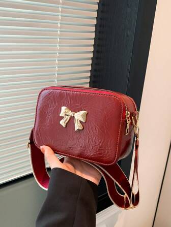 新款小号斜挎包，带石头纹理时尚手提包，复古风格女士小方形钱包，春夏