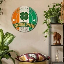 Letrero de metal personalizado de bar irlandés - Texto de nombre personalizado, decoración de pared vintage, adecuado para bar en casa, de metal de 8x8 pulgadas, impresión gráfica - multicolor - Ver 5