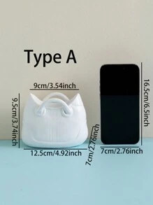 1pc Personalized Creative Handbag Planter, Resin Planter For Bedroom, Study Room, Window Display, TV Cabinet Decor, Home Decor, Resin Crafts, Desktop Decoration, Planter (Excluding Decorations)