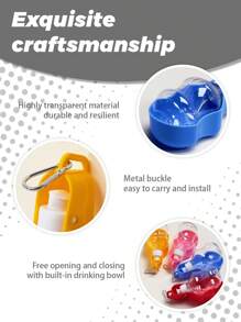 1 件宠物旅行水壶，葫芦形便携式户外水瓶，宠物用品