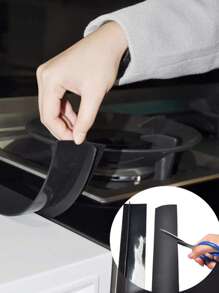 1PC/2PCS Stove Counter Cover Kitchen Seal, Stove Top Seal, Organic Silicon High Temperature Resistant Kitchen Gap Strip, Oil And Dirt Resistant Gas Stove Gap Soft Sealing Strip Silicone Gap Plug Kitchen Stove Counter Gap Cover - Flexible Stove Space Filler