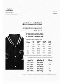 2025 Men's Jackets And Coats High Street Fashion Harajuku Style Loose Fit Outerwear - Black W594 - View 4