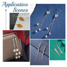 50/200 Pcs Hypoallergenic Earring Hook And Backs Set For Earring & Jewelry Making, Includes Earring Hooks And Backs