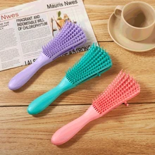 1pc Vent Detangling Hair Brush Simple Anti Static Hair Comb Suitable For All Hair Types Gifts Birthday Graduation - Multicolor - View 9