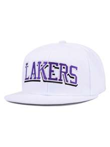 1pc, Gothic Style LAKERS Letter Embroidered Baseball Cap,Baseball Game Fits,Basketball,Fall Fits,Sports Style,90's Outfit,Bright Colors,Flat Brim Hat,Adjustable Casual Dad Hat Sports Sun Hat For Women & Men, Sun Protection Casual Cap For Travels, Parties And Beach