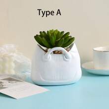 1pc Personalized Creative Handbag Planter, Resin Planter For Bedroom, Study Room, Window Display, TV Cabinet Decor, Home Decor, Resin Crafts, Desktop Decoration, Planter (Excluding Decorations)