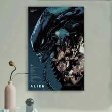 Wooden Framed Music Album Cover Art Poster Set - Vintage & Modern Aesthetic Wall Decor,  Canvas Prints For Bedroom, Living Room, Home Office For New Year, Valentinc'S Day, Living Room, Bathroom, Bedroom, Kitchen - 框架 - 查看 1