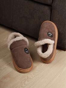 Pantufla de caballero, muy cómodas y calientitas - Negro - Ver 3