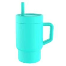 Cốc uống nước bằng silicon 266ml (9oz) có tay cầm, chống tràn, tiện lợi và dễ vệ sinh cho bé. - Nhiều màu - Xem 9