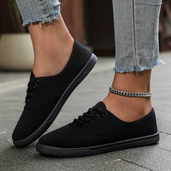 Fashion Casual Women Shoes - Minimalist Style Flat Shoes - Casual Outdoor Walking Shoes - Versatile All-Season Footwear - Unisex Plus Size Multiple Color Options