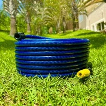 Braided Garden Hose 10 To 50m Meters Reinforced Does Not Kink - Biru - View 4