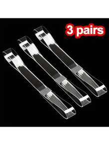 1/3/5Pairs Transparent Invisible Shoelaces For High Heels, Elastic Transparent Wear-Resistant Adjustable Shoelaces, Accessories For Women Shoes - Multicolor - View 16