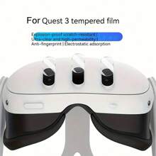Tempered Glass Screen Protector Compatible With Meta Quest 3, Lens Protection Film, Scratch-Resistant, High Definition Tempered Glass Protector - Multicolor - View 1