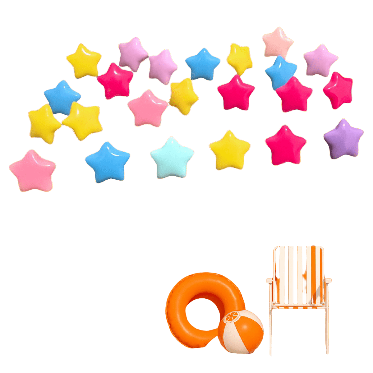 20pcs Fashionable Star Shaped Thumbtacks, Practical Office Supplies Suitable For Classroom, Blackboard, Office And Home Memo Board, Home Decor, Cute Creative Resin & Cork Board Decoration Push Pins, Fix Photos, Paintings, Gifts For Teachers, Coworkers, Students, Friends, Party Favors