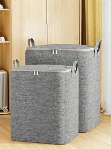 1PC Back To School Season Large Capacity Cationic Storage Bag, Gray Cationic Storage Bag, Toy Storage Bag, Miscellaneous Storage Bag, Clothing Storage Bag, Moving Packaging Bag, Cabinet Storage Bag, Bed Bottom Storage Bag, Cabinet Top Storage Bag, Fabric Storage, Portable Storage, No Need For Support, Suitable For Home Organization And Storage, Office Supplies Organization, Miscellaneous Organizationbedroom,Organizer,Organiser,Home Storage,White T Shirt Women,Black Pants Women,Ladies Winter Clothes,Dress,Winter Clothes For Ladies,Elegant Woman Dresses,White Shirt For Ladies,Long Sleeve,White Jumpsuit For Women,Spring Dresses For Women,Spring Outfits For Women,Spring,Spring Clothes,Minimalist,Summer Tops