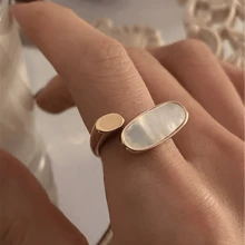 1pc Women Asymmetrical Geometric Ring - Multicolor - View 4