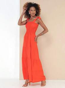 Women Dresses - 橘色 - 查看 5