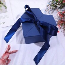 1pc Engagement, Wedding, Birthday Gift Box, Valentine's Day Gift Box, Creative Heart Shaped Jewelry Box