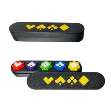 Set de 5 piezas de piedras para el juego de Gonggi y espada RPG para juegos de mesa - Juego tradicional de canicas, mejora la coordinación mano-ojo, perfecto como regalo para , Pascua o San Valentín