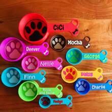 Personalized Dog Food Scoop, Pet Food Measuring Cup With Name, Kibble Scoop, Custom Dog Gift Idea Ornamental Stylish,Fashion,Colorful,Vintage,Cute,Contracted,Cuties Custom,Unique,Customized,Personalized Pet For Anniversaries,For Birthdays
