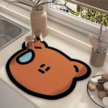 1pc Kitchen Drying Mat, Tabletop Dish Drying Pad, Heat Resistant Cup Coaster - Multicolor - View 10