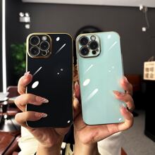 Handyhülle, neu, luxuriös, hochwertig, stabil, langanhaltend, stoßfest, robust, TPU Softschutz Rückseite, stoßfest für 6/7