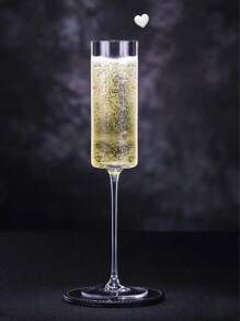 Copa de champán alta de 5.5 onzas, copa de champán clásica y elegante para brindar [se puede usar una y otra vez]