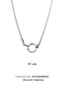 Verstelbare roestvrijstalen karabijnhaken, 10-18 mm ronde veersluiting, veelzijdige hangerconnectoren voor doe-het-zelf kettingen, armbanden, enkelbandjes, ook draagbaar als modieuze sieradenonderdelen, verguld, waterbestendig