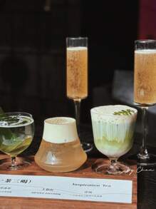 Copa de champán alta de 5.5 onzas, copa de champán clásica y elegante para brindar [se puede usar una y otra vez]