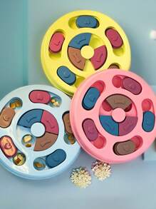 1 件装狗玩具食物分配器球，适用于猫狗的益智零食喂食器，自玩训练慢食碗 - 彩色 - 查看 10