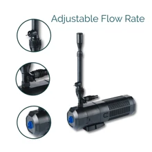 AllPondSolutions All Pond Solutions 2000L/H All In One Pond Pump Filter UV CUP-359 - Black - View 3