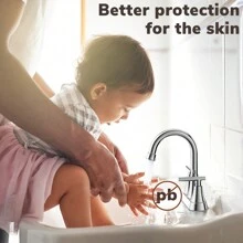 THE Bathroom Faucets 4 Inch Matte Black Bathroom Sink Faucet, Stainless Steel Lead-Free 2-Handle Centerset Faucet With Pop-Up Drain And 2 Supply Hoses Fits 2 Or 3-Hole Sink