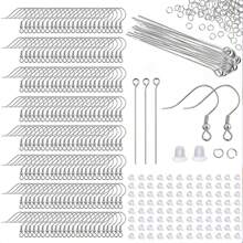 50/200 Pcs Hypoallergenic Earring Hook And Backs Set For Earring & Jewelry Making, Includes Earring Hooks And Backs