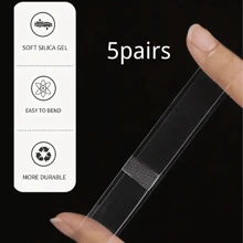 1/3/5Pairs Transparent Invisible Shoelaces For High Heels, Elastic Transparent Wear-Resistant Adjustable Shoelaces, Accessories For Women Shoes - Multicolor - View 15