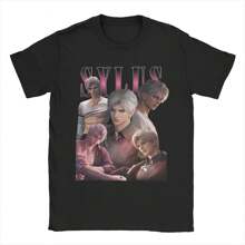 Vintage Love And Deepspace Vintage Sylus Style T-Shirt Men Crewneck Short Sleeve Clothes  Cotton Summer Clothes - Black - View 1