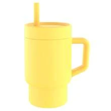 Cốc uống nước bằng silicon 266ml (9oz) có tay cầm, chống tràn, tiện lợi và dễ vệ sinh cho bé. - Nhiều màu - Xem 11