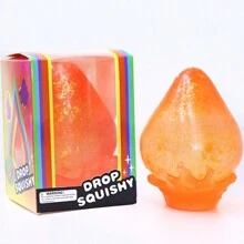 Giocattolo antistress a forma di goccia d'acqua in zucchero di malto, squishy a lento rimbalzo - Multicolore - Visualizzare 6