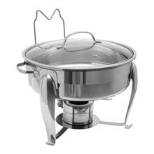 YIYIBYUS 6L Stainless Steel Chafing Dish Buffet Warmer Buffet Server Warmer Pan Chafing Dish