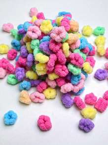 100pcs/500pcs/20pcs Cute Pet Essentials Small And Medium Pets Candy Color Headband Diverse Decorations Dress Up Beautiful Pet Essentials Pet Supplies, Pet Decorations Pet Hair Jewelry Random Color