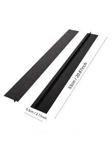 1PC/2PCS Stove Counter Cover Kitchen Seal, Stove Top Seal, Organic Silicon High Temperature Resistant Kitchen Gap Strip, Oil And Dirt Resistant Gas Stove Gap Soft Sealing Strip Silicone Gap Plug Kitchen Stove Counter Gap Cover - Flexible Stove Space Filler