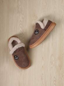 Pantufla de caballero, muy cómodas y calientitas - Negro - Ver 2