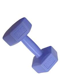 1pc(S) Multi-Color Hexagonal Sand Dumbbells, Fitness Exercise Weight Loss Yoga Home Workout, Gym - Multicolor - View 3