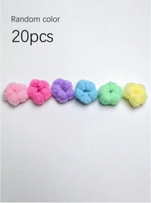 100pcs/500pcs/20pcs Cute Pet Essentials Small And Medium Pets Candy Color Headband Diverse Decorations Dress Up Beautiful Pet Essentials Pet Supplies, Pet Decorations Pet Hair Jewelry Random Color