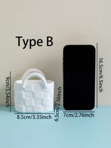 1pc Personalized Creative Handbag Planter, Resin Planter For Bedroom, Study Room, Window Display, TV Cabinet Decor, Home Decor, Resin Crafts, Desktop Decoration, Planter (Excluding Decorations)