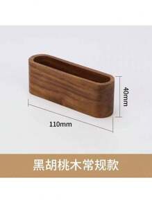 Wooden Desktop Business Card Holder, Creative Large Capacity Display & Storage, Front Desk Office Organizer Back To School
