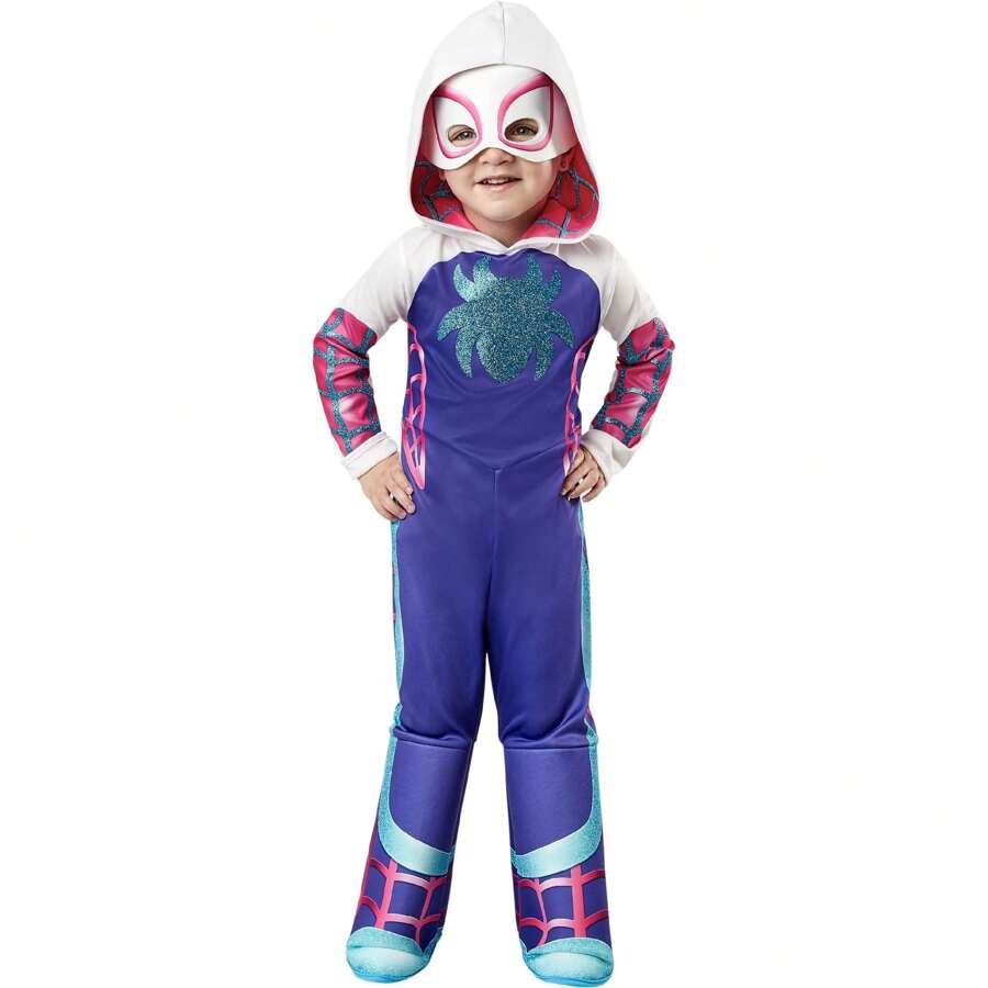 Rubies SPIDERMAN 幽靈蜘蛛 Saf 學齡前服裝 - 官方授權漫威角色服裝 - 正宗設計超級英雄服裝 - 幽靈蜘蛛 Saf 學齡前服裝 - 派對和狂歡節的完美選擇 - 易於穿脫舒適輕便的面料 - 免費送貨 ✅ 24/48 小時送達西班牙(半島) - 彩色 - 查看 1