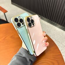 Handyhülle, neu, luxuriös, hochwertig, stabil, langanhaltend, stoßfest, robust, TPU Softschutz Rückseite, stoßfest für 6/7