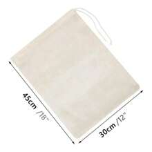 Bolsas de Tela de Queso Reutilizables para Filtrar Bolsas de Leche de Nueces Bolsas de Cold Brew Bolsas de Té Yogur Filtro de Café Bolsas Coladores - Albaricoque - Ver 8